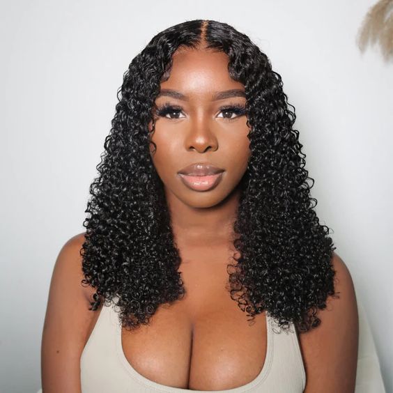 Peruvian Kinky Curly 13x4  Lace Frontal Wig